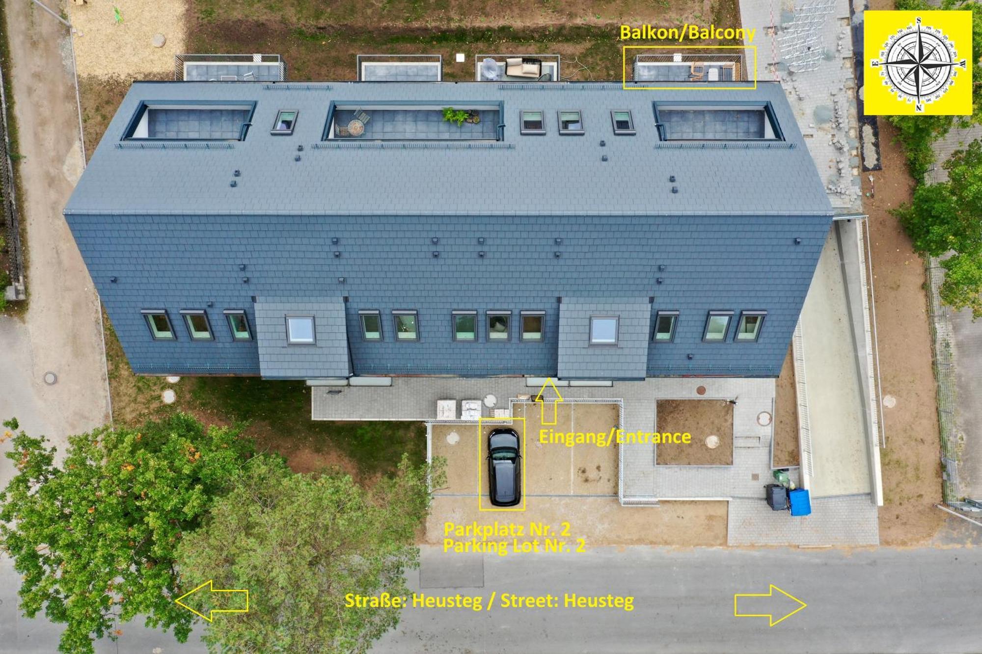 Bitetti#no.1 Balkon - Kostenloser Parkplatz - Waschtrockner - Kueche Appartement Erlangen
